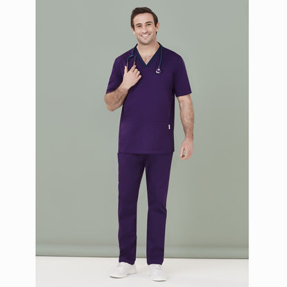 Biz Care CST043MS Mens Riley Stretch Scrub Top