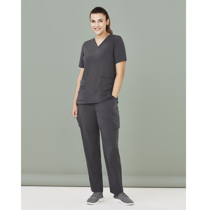 Biz Care CST941LS Ladies V Neck Scrub Top