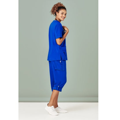Biz Care CST941LS Ladies V Neck Scrub Top