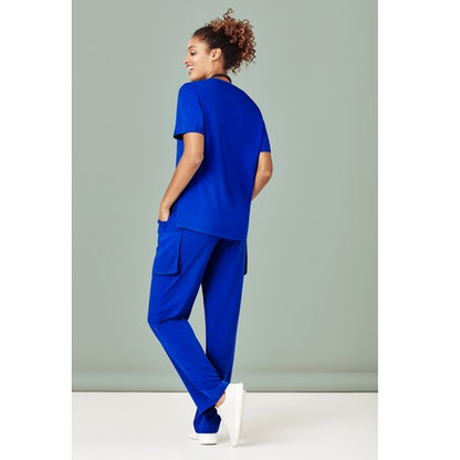 Biz Care CST941LS Ladies V Neck Scrub Top