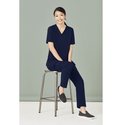 Biz Care CST941LS Ladies V Neck Scrub Top