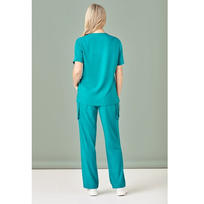 Biz Care CST941LS Ladies V Neck Scrub Top