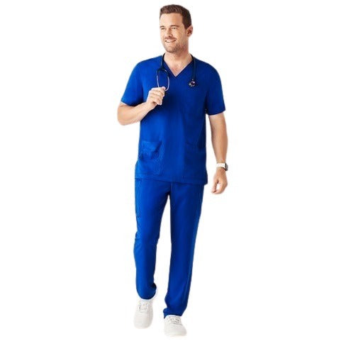 Biz Care CST945MS Mens V Neck Scrub Top