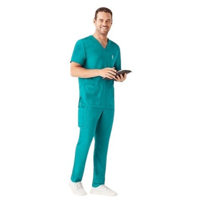 Biz Care CST945MS Mens V Neck Scrub Top
