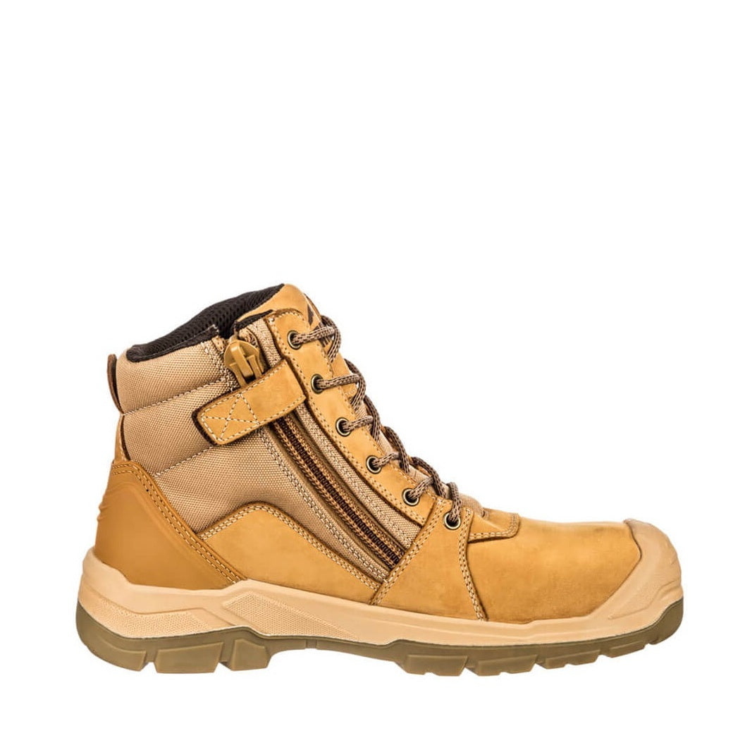 Wheat Zip Sided Mining compliant Puma 630787 Tornado Wheat Unisex Composite Safety Boot