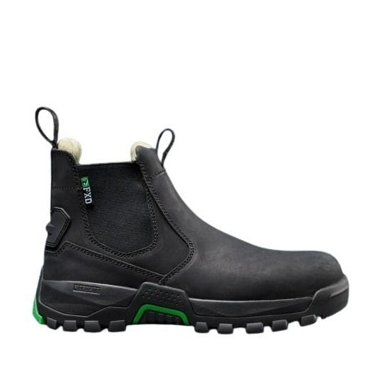Black airport scanner friendly FXD WB-4W Womens Nitrolite Slip-on Boots