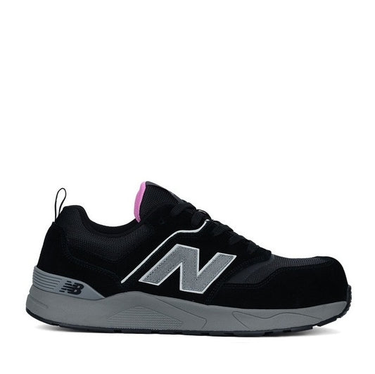Black New Balance WEELCAP Womens Slip resistant Elite Lite Composite Toe Safety Shoe