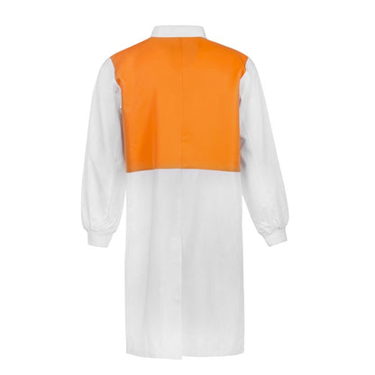 Workcraft WJ3194 Food Industry HiVis Two Tone Long Length Dustcoat – L/S