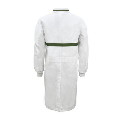 Workcraft WJ3197 Food Industry Long Length Dustcoat with Mandarin Collar- Long Sleeve