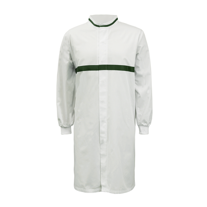 Workcraft WJ3197 Food Industry Long Length Dustcoat with Mandarin Collar- Long Sleeve