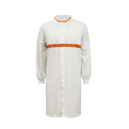 Workcraft WJ3197 Food Industry Long Length Dustcoat with Mandarin Collar- Long Sleeve