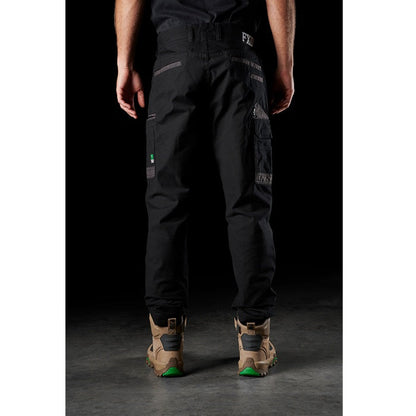FXD WP-3 Stretch Work Pant - Black - Angled Rear View