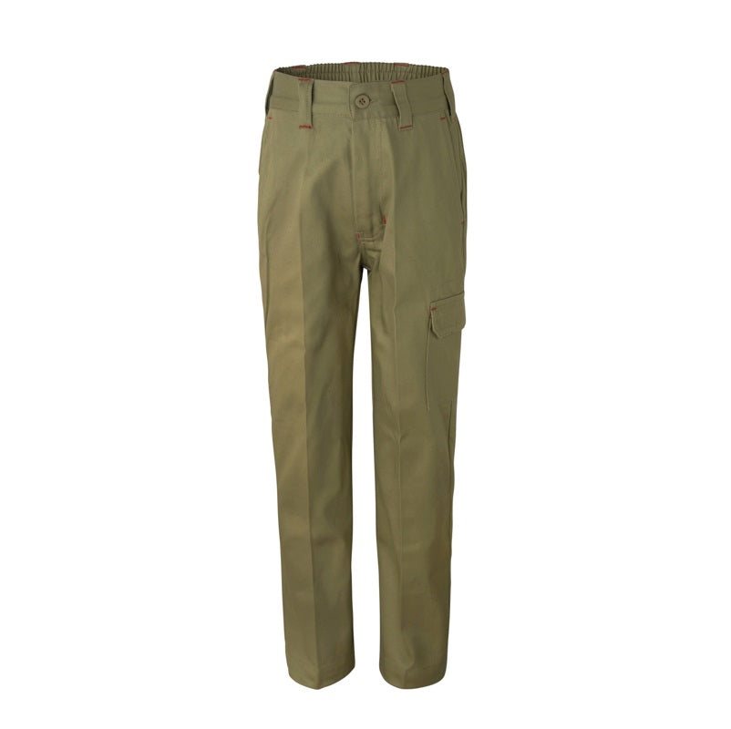 Workcraft WPK503 Kids Midweight Cargo Cotton Drill Trouser