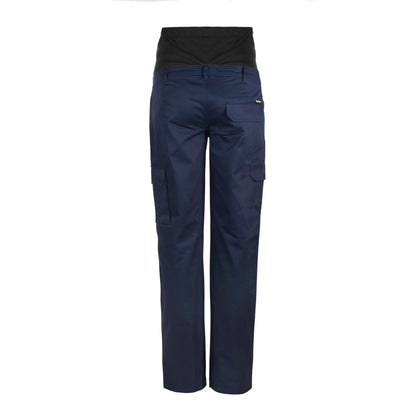 Workcraft WPL081 DISCONTINUED Maternity Cargo Cotton Drill Trouser