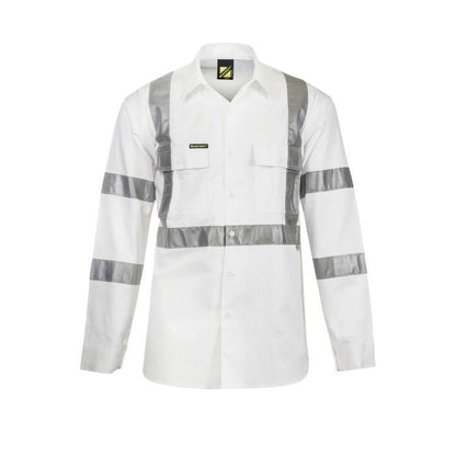 Workcraft WS3222 Hi-Vis L/S 3M X-Back Shirt Night Use
