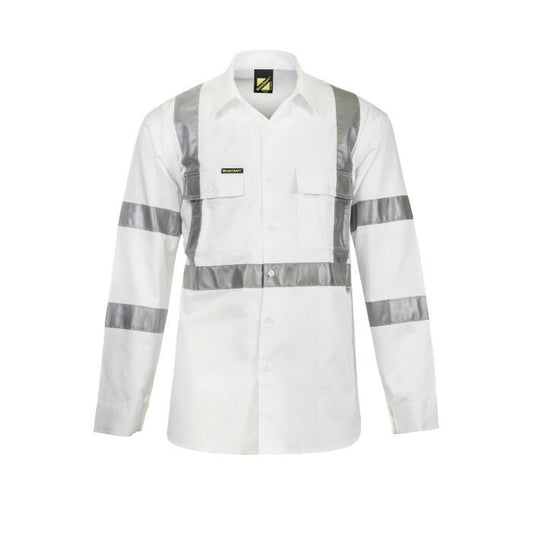 Workcraft WS3222 Hi-Vis L/S 3M X-Back Shirt Night Use