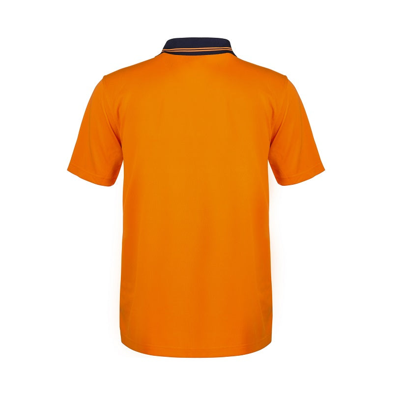Workcraft WSP201 HiVis 2 Tone S/Sleeve Polo With Pocket
