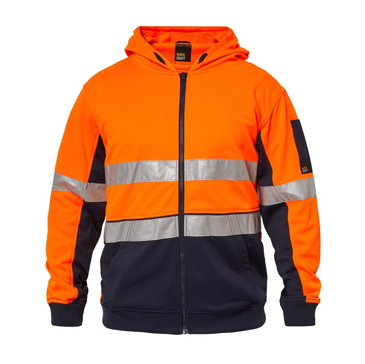 Workcraft WT8011 Peak HiVis Hoodie with CSR Tape