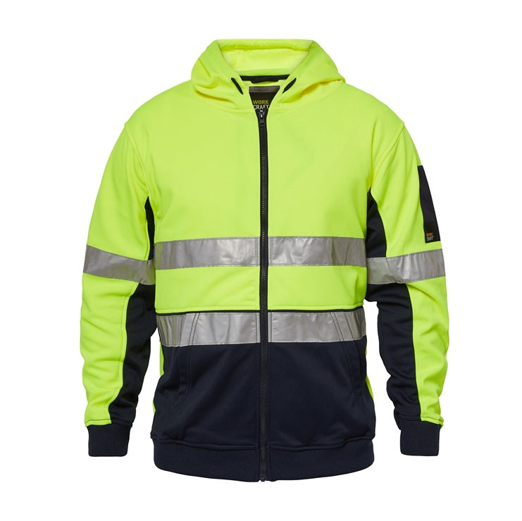 Workcraft WT8011 Peak HiVis Hoodie with CSR Tape
