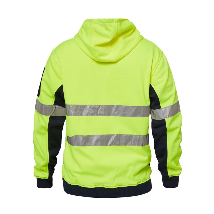 Workcraft WT8011 Peak HiVis Hoodie with CSR Tape