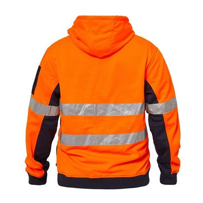 Workcraft WT8011 Peak HiVis Hoodie with CSR Tape
