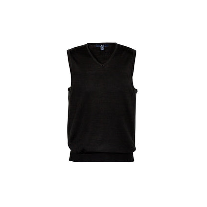 Biz Care WV619M Mens Milano Knit Vest