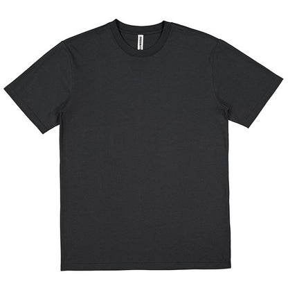 Black t-shirt on a white background