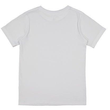 White t-shirt on a white background