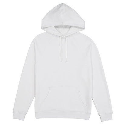 White hoodie on a white background