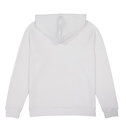 White hoodie on a white background