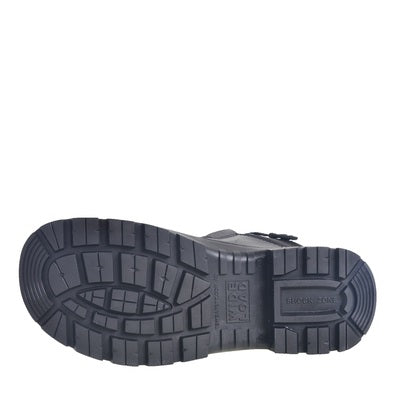 Wide Load 690BZ Black 6 Zip Side Safety Boots