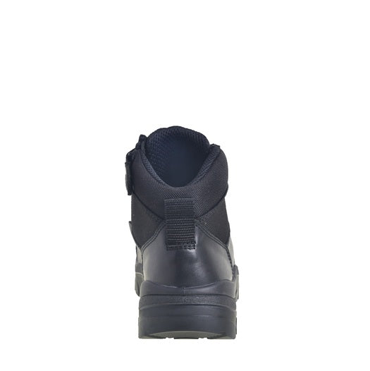 Wide Load 690BZN Black 6 Zip Side Non Safety Boots