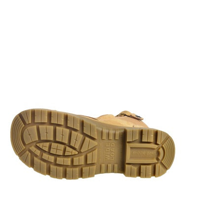 Wide Load 690WZ Wheat 6" Zip Side Safety Boots