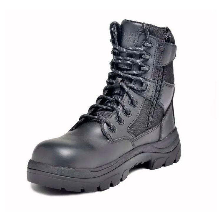 Wide Load 790BZC 8 Inch Composite Toe Zip/ Lace Up Safety Boots