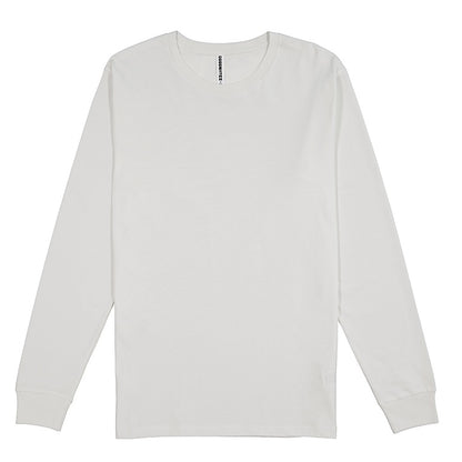 White long-sleeve shirt on a white background