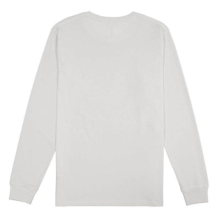 White long-sleeve shirt on a white background