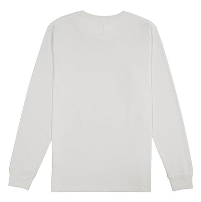 White long-sleeve shirt on a white background