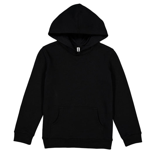 Black hoodie on a white background