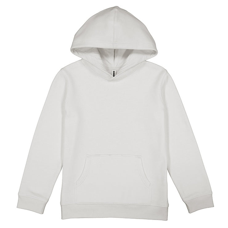 White hoodie on a white background