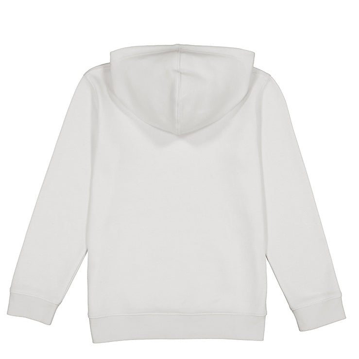 White hoodie on a white background