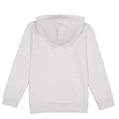 White hoodie on a white background