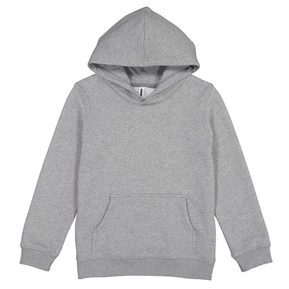 Gray hoodie on a white background