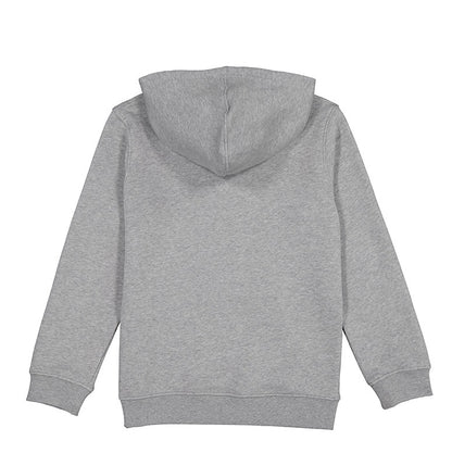 Gray hoodie on a white background