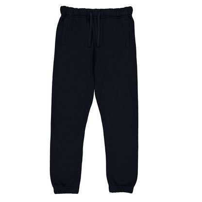 Black sweatpants on a white background