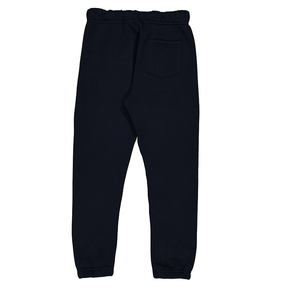 Black sweatpants on a white background