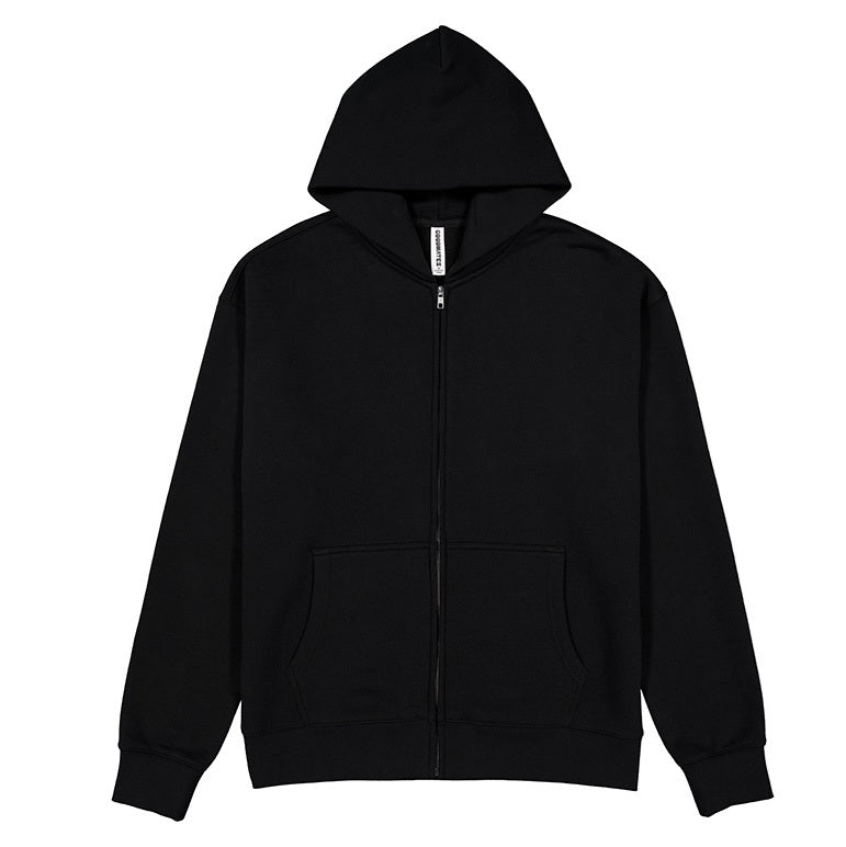 Black hoodie on a white background