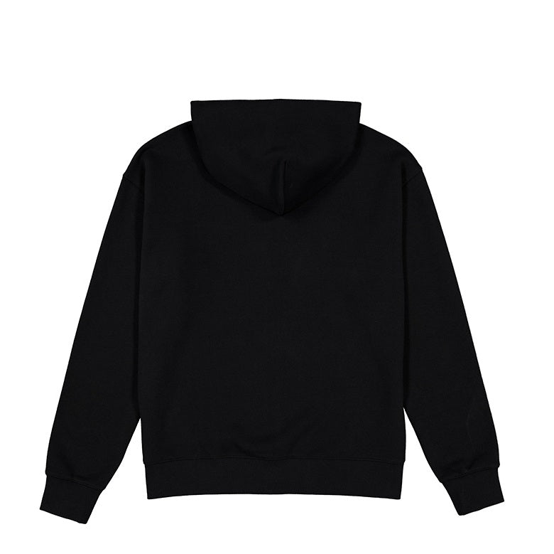 Black hoodie on a white background