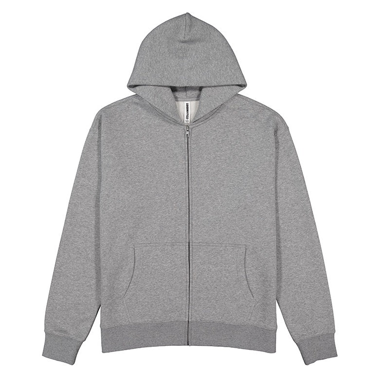 Gray hoodie on a white background