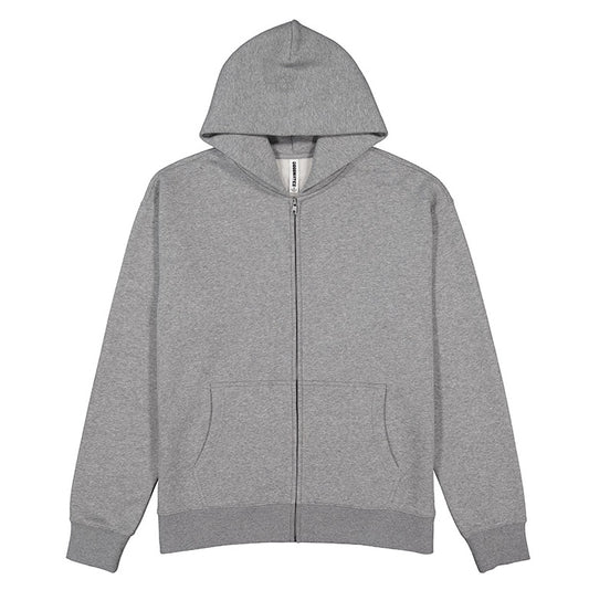Gray hoodie on a white background