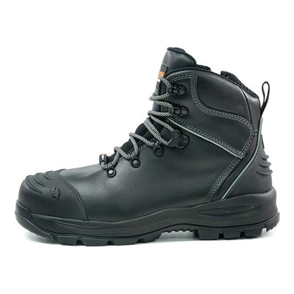 Bison XTLZBK Ankle Lace Up With Zip Safety Boots